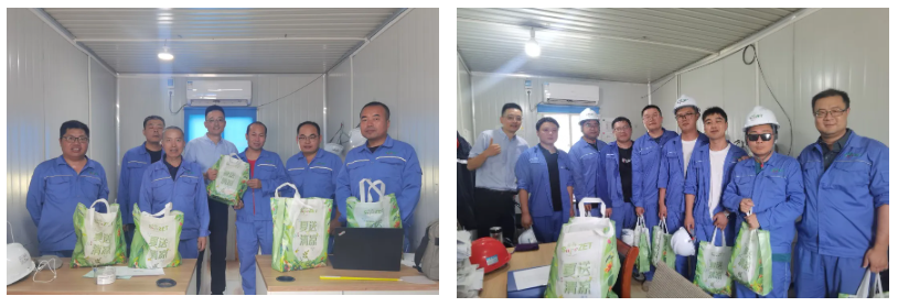 关怀一线 致敬匠心 | 冰球突破豪华版下载app股份开展项目现场夏日“送清凉”慰问活动